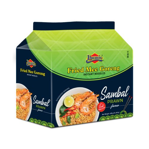 Ibumie Sambal Prawn Mi Goreng 8x400g