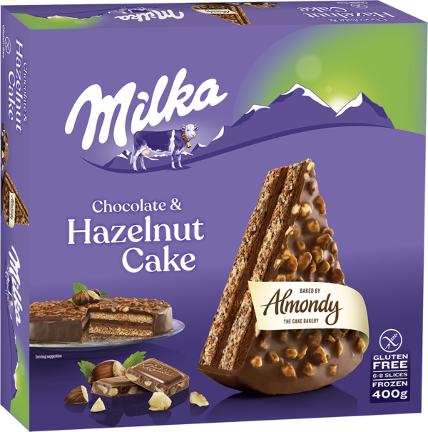 Milka Chocolate & Hazelnut Cake 12x400g