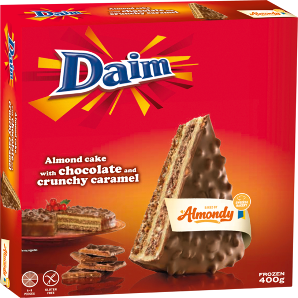 Daim Chocolate Almond Cake 12x400g