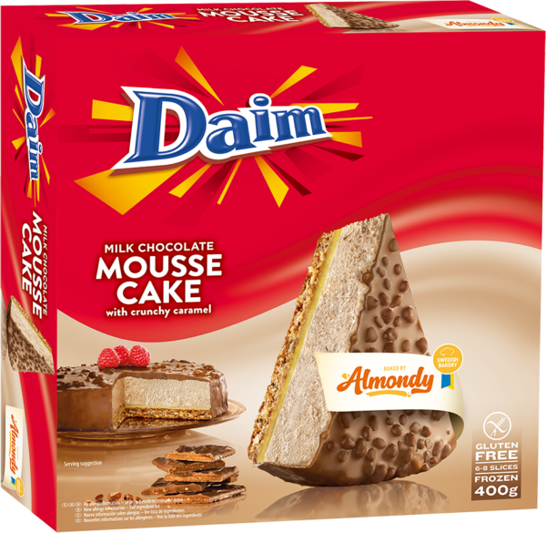 Daim Milk Chocolate Mousse Cake 12x400g