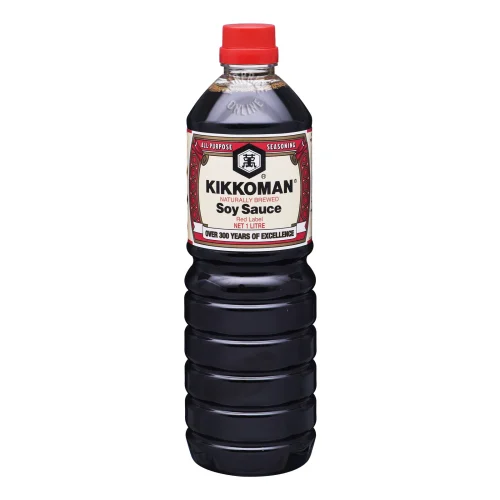 Kikkoman Soya Sauce Non Alcohol 1 Liter 12x1L