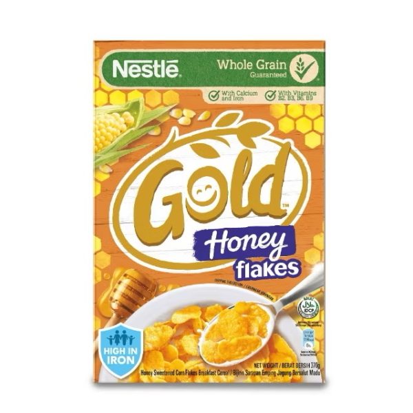 Nestle Gold Honey Flakes 18x370g