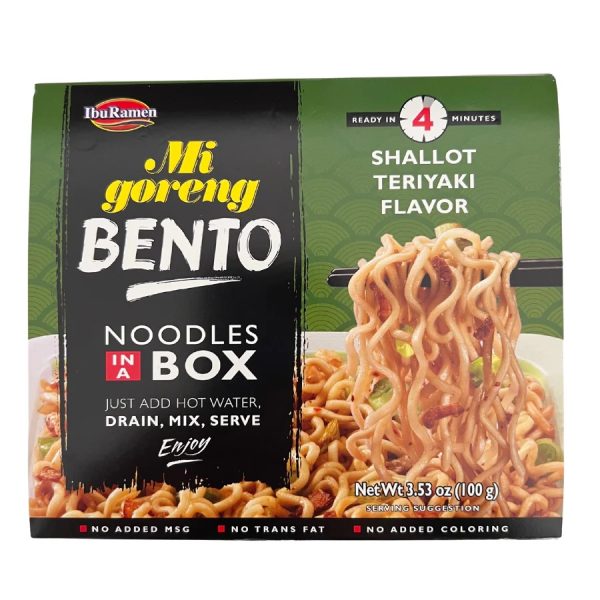 Ibumie Bento Box Shallot Teriyaki Fried Noodles 12x100g