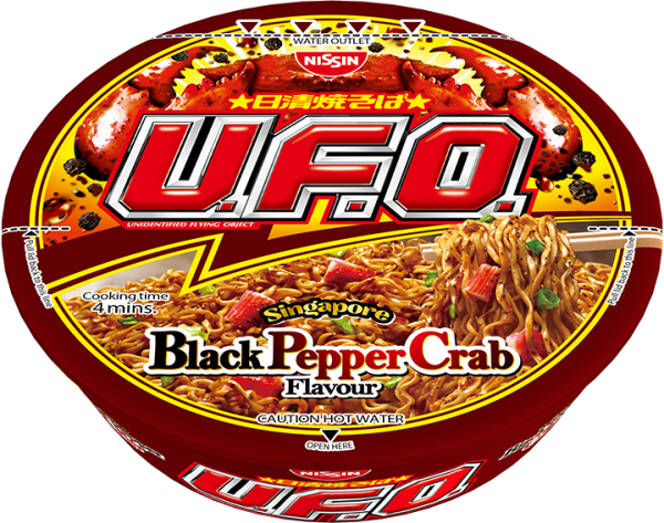 Nissin UFO Black Pepper Crab Dry Bowl 24x94g