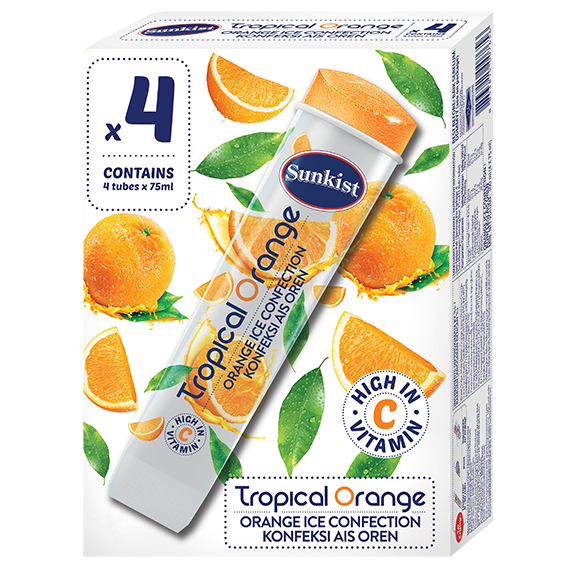Sunkist Tropical Orange Ice Tube MPK 12x4x75ml