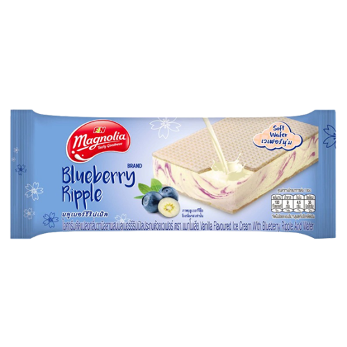 Magnolia Blueberry Ripple Wafer Ice Cream 24x62ml