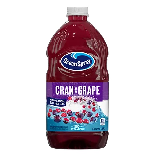 Ocean Spray Cranberry X Grape Juice 8x64 Oz (1.89L)