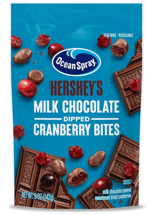 Ocean Spray X Hershey's Milk Chocolate with Cranberry Bites 12x5 Oz (142g)