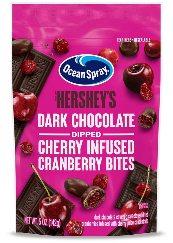 Ocean Spray X Hershey's Milk Chocolate with Cranberry Bites 12x5 Oz (142g)