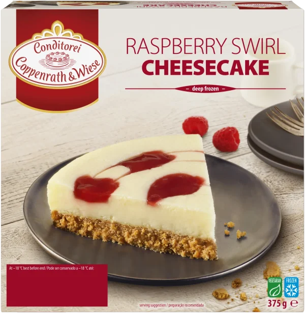 Coppenrath & Wiese Raspberry Swirl Cheesecake 6x445g