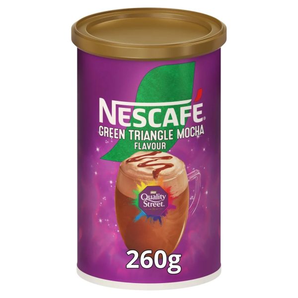 Nescafe Quality Street Green Triangle Mocha Instant Coffee 5x260g