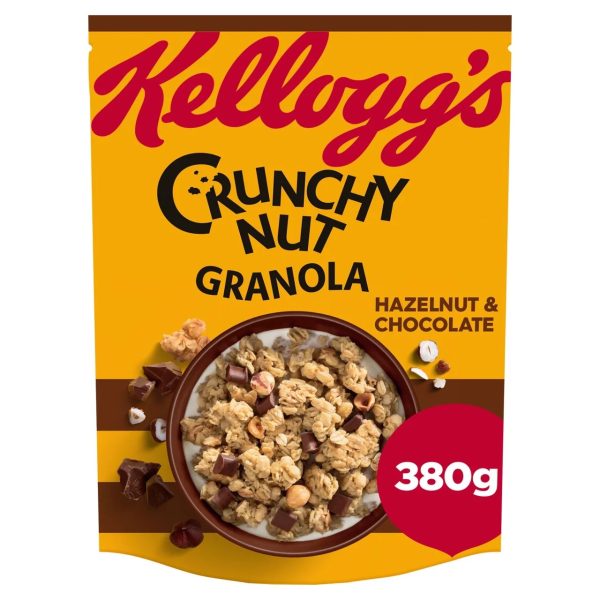 Kelloggs UK Crunchy Nut Granola Hazelnut & Chocolate 6x380g