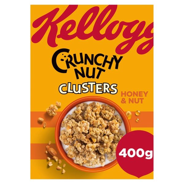 Kelloggs UK Crunchy Nut Clusters Honey & Nut 6x400g