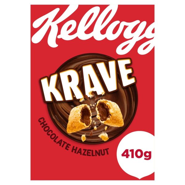 Kelloggs UK Krave Chocolate & Hazelnut 10x410g