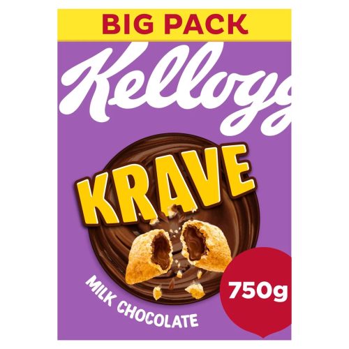 Kelloggs UK Krave Milk Chocolate 9x750g