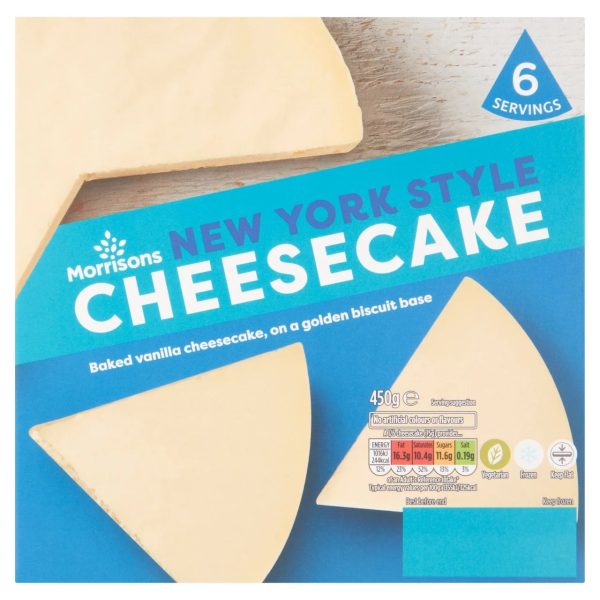 Morrisons New York Cheesecake 6x450g
