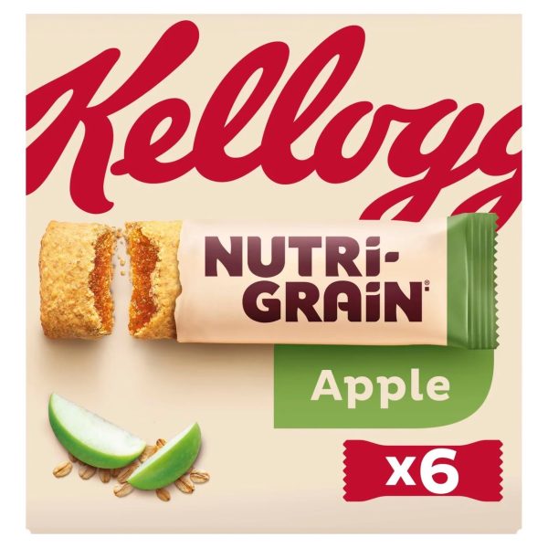 Kelloggs UK Nutri Grain Apple Cereal Bars 7(6x37g)