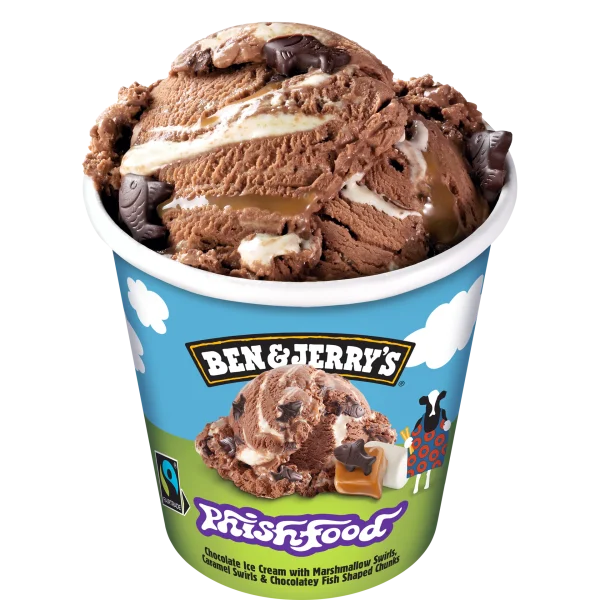 Ben & Jerry UK Ice Cream Phishfood 8x465ml