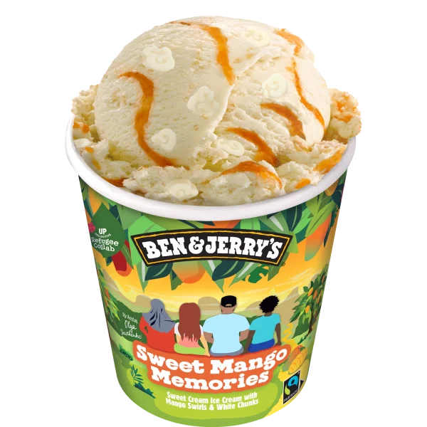 Ben & Jerry UK Ice Cream Sweet Mango Memories 8x465ml