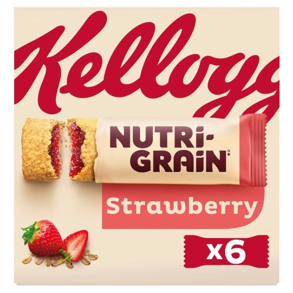 Kelloggs UK Nutri Grain Strawberry Cereal Bars 7(6x37g)