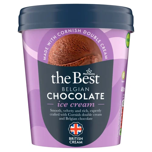 Morrisons The Best Belgian Chocolate Ice Cream 6x480ml