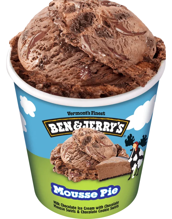 Ben & Jerry Mousse Pie 8x16Oz (473ml)