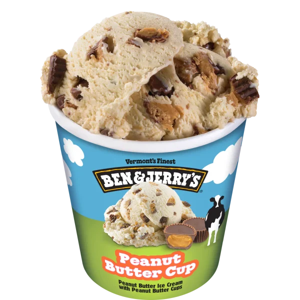 Ben & Jerry Peanut Butter Cup 8x16 Oz (473ml)