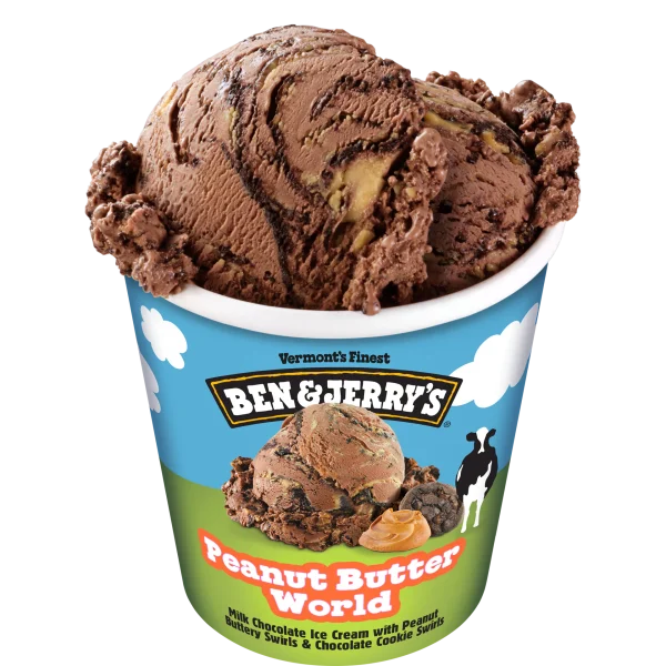 Ben & Jerry Peanut Butter World 8x16 Oz (473ml)