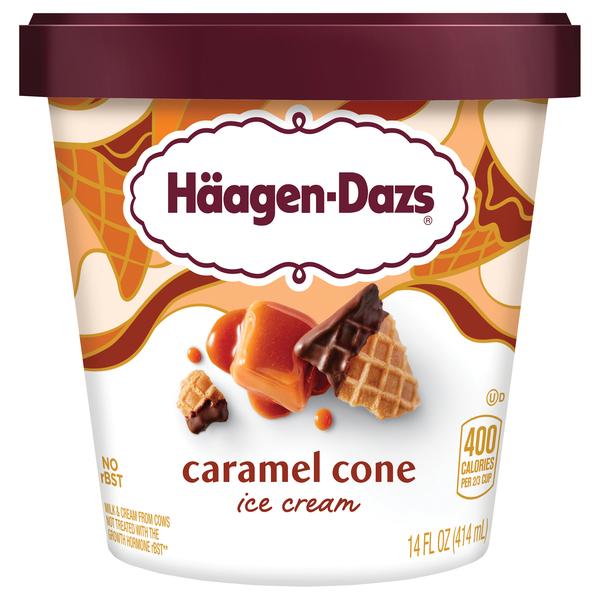 Haagen-Dazs Caramel Cone Ice Cream 8x14Oz (414ml)