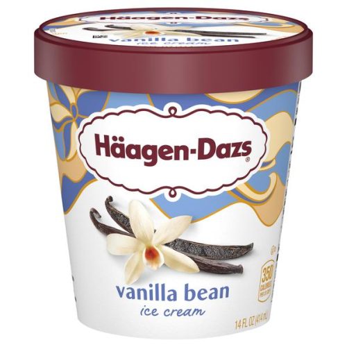 Haagen-Dazs Vanilla Bean Ice Cream 8x14Oz (414ml)