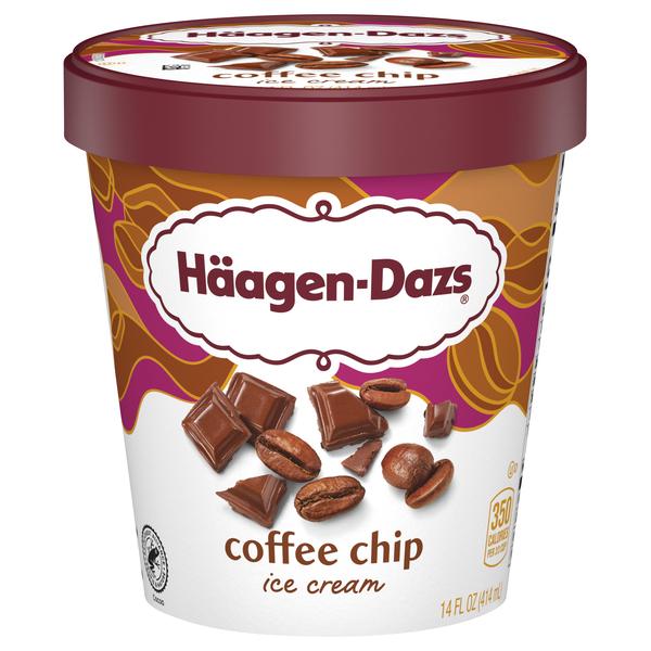 Haagen-Dazs Coffee Chip Ice Cream 8x14Oz (414ml)