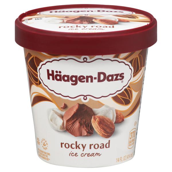 Haagen-Dazs Rocky Road Ice Cream 8x14Oz (414ml)