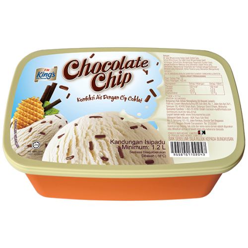 King's Regular 1.2L - Chocolate Chip 6x1.2L