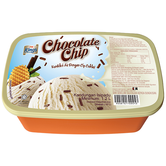 King's Regular 1.2L - Chocolate Chip 6x1.2L