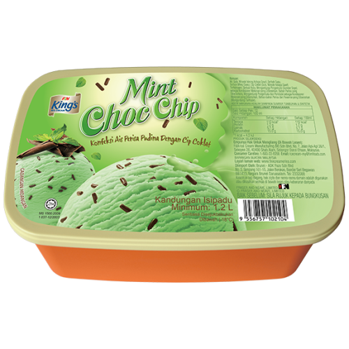 King's Regular 1.2L - Mint Choc Chip 6x1.2L