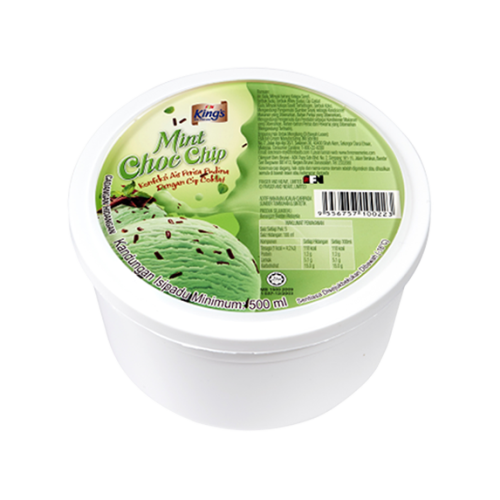 King's Mint Choc Chip 8x500ml