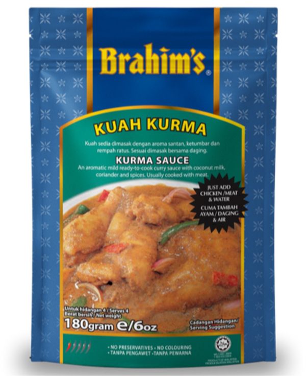 Brahim Kurma Sauce Halal 3x12x180g