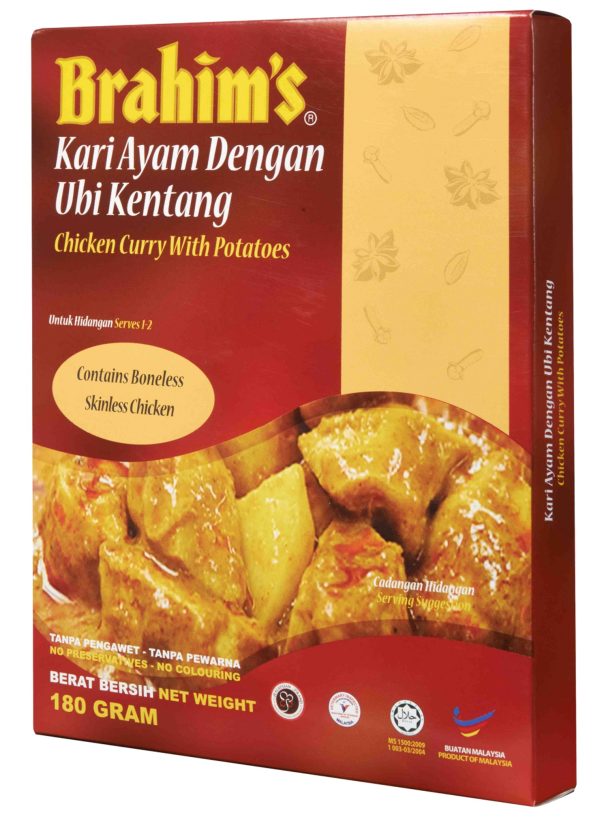 Brahim Curry Chicken with Potatoes 180gx24