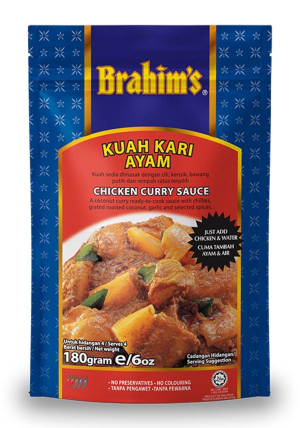 Brahim Chicken Curry Sauce 3x12x180g