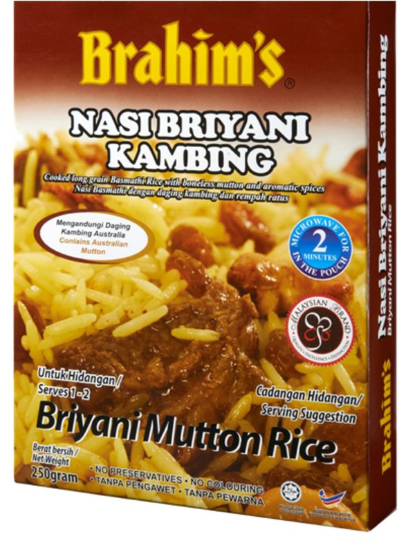 Brahim Briyani Mutton Rice 250gx24