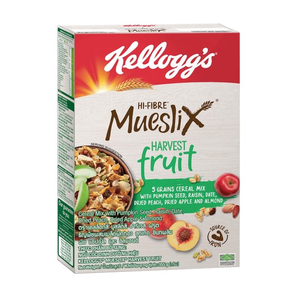 Kelloggs Mueslix Harvest Fruit 12x355g