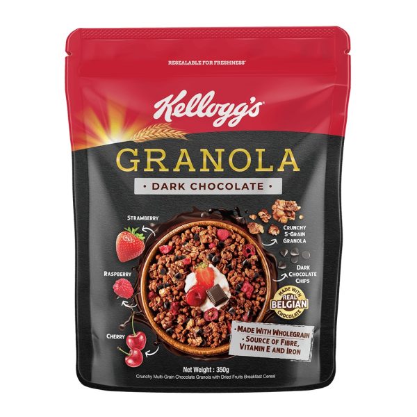 Kelloggs Dark Chocolate Granola 16x350g