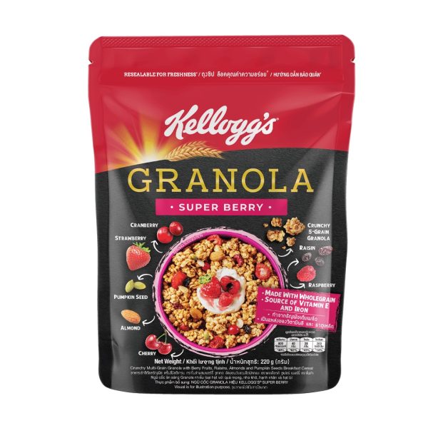 Kelloggs Super Berry Granola 16x350g