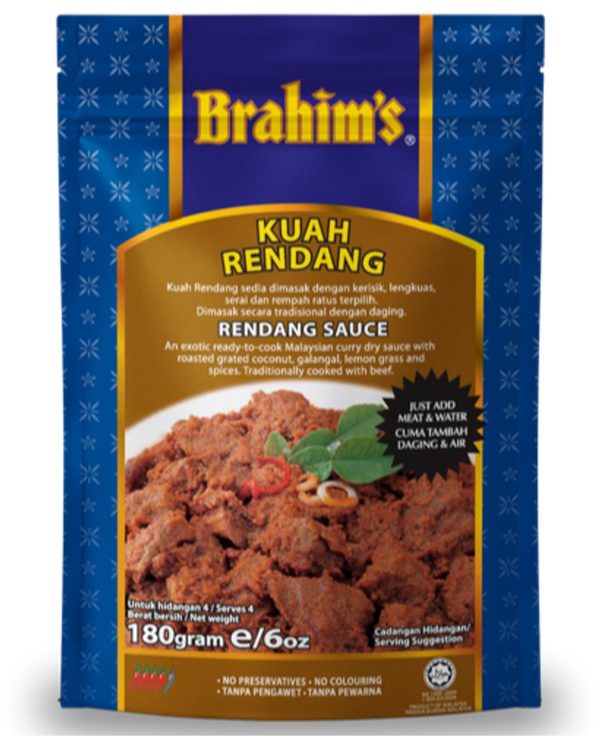 Brahim Beef Rendang Sauce 3x12x180g