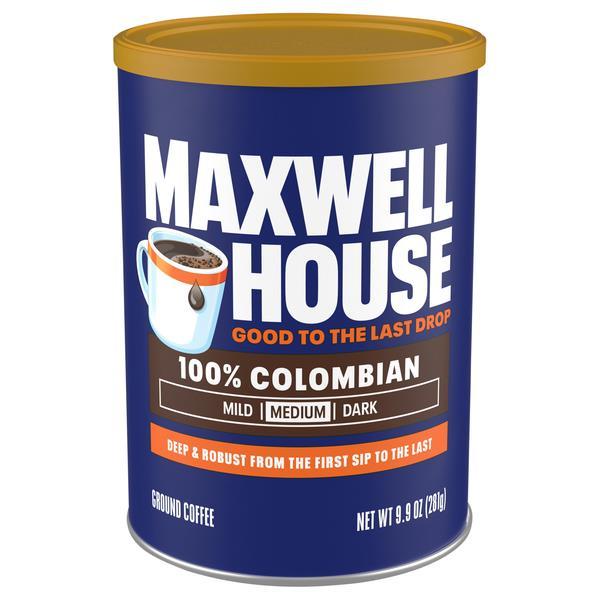 Maxwell House 100% Colombian Ground Coffee 6x9.9 Oz (280.66g)