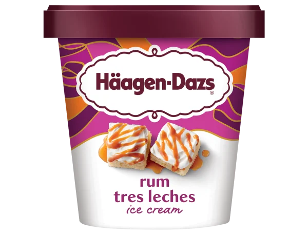 Haagen-Dazs Rum Tres Leches Ice Cream 8x14Oz (414ml)
