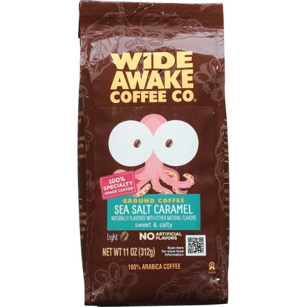 Wide Awake Coffee Company Sea Salt Caramel Ground Coffee 6x11Oz (312g)