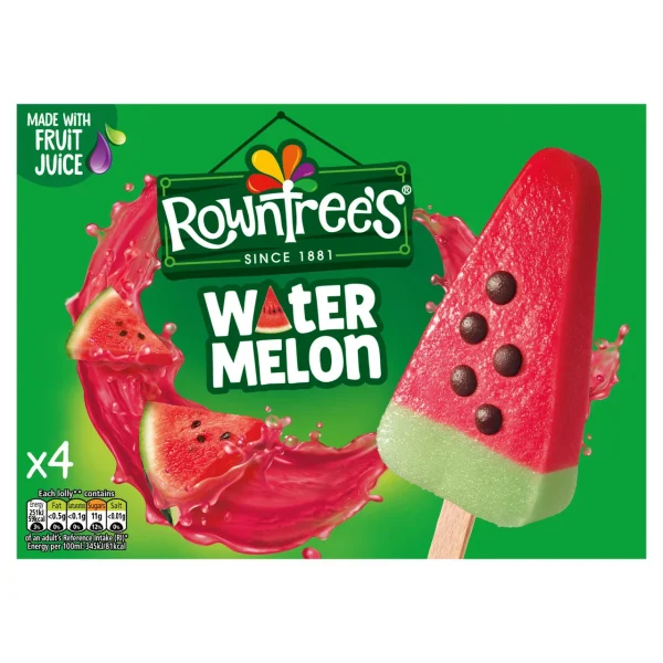 Rowntree's Water Melon Ice Lollies 4x73ml MPK 6x4x73ml