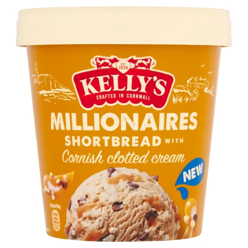 Kelly's Millionaires Shortbread with Cornish Clotted Cream 8x425ml
