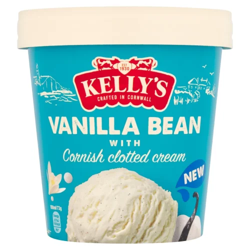 Kelly's Vanilla Bean with Cornish Clotted Cream 8x425ml